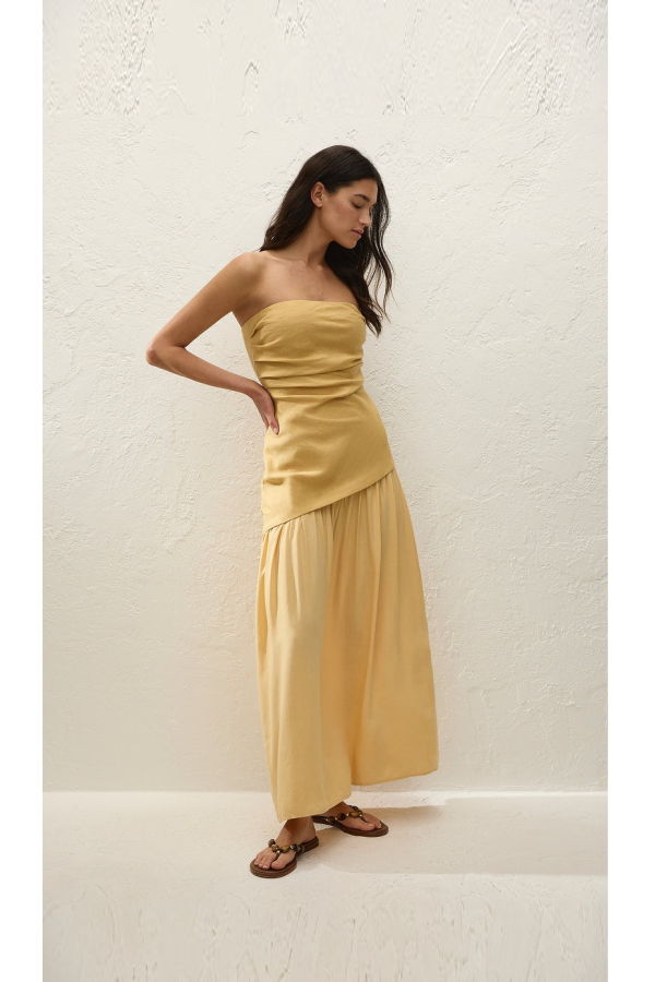 Faithfull The Brand Gia Maxi Dress - Marigold
