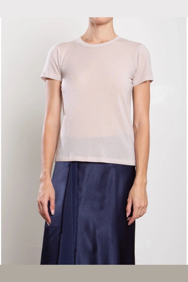 Pharaoh Hazel Tee in Cashmere Jersey Top - Nude