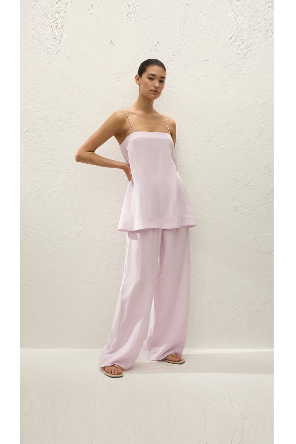 Faithfull The Brand Jensen Pant - Pale Pink