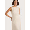 Faithfull The Brand Taylor Midi Dress - Natural - Thumbnail 4
