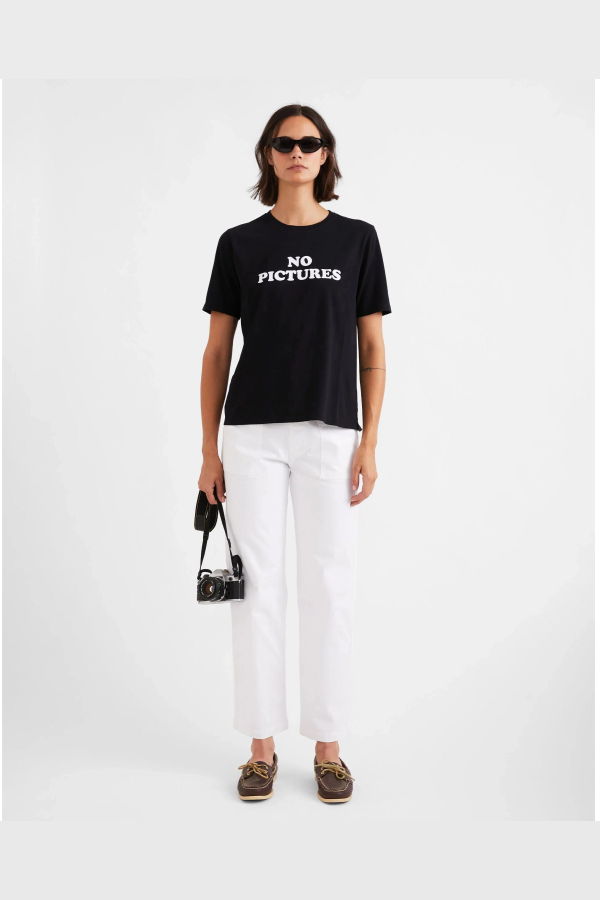 Kule The Modern No Pictures Tee - Black