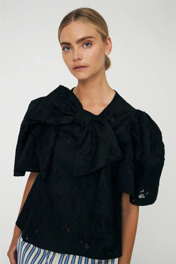 stella nova Festive Blouse with Bow Blouse