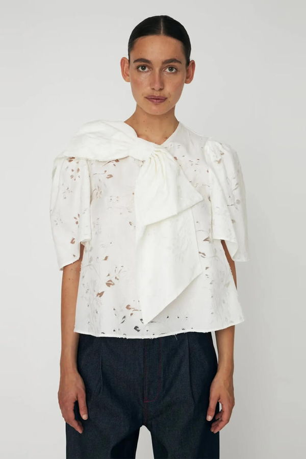 stella nova Festive Blouse with Bow Blouse