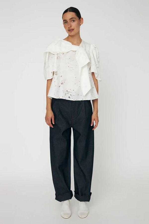 stella nova Festive Blouse with Bow Blouse