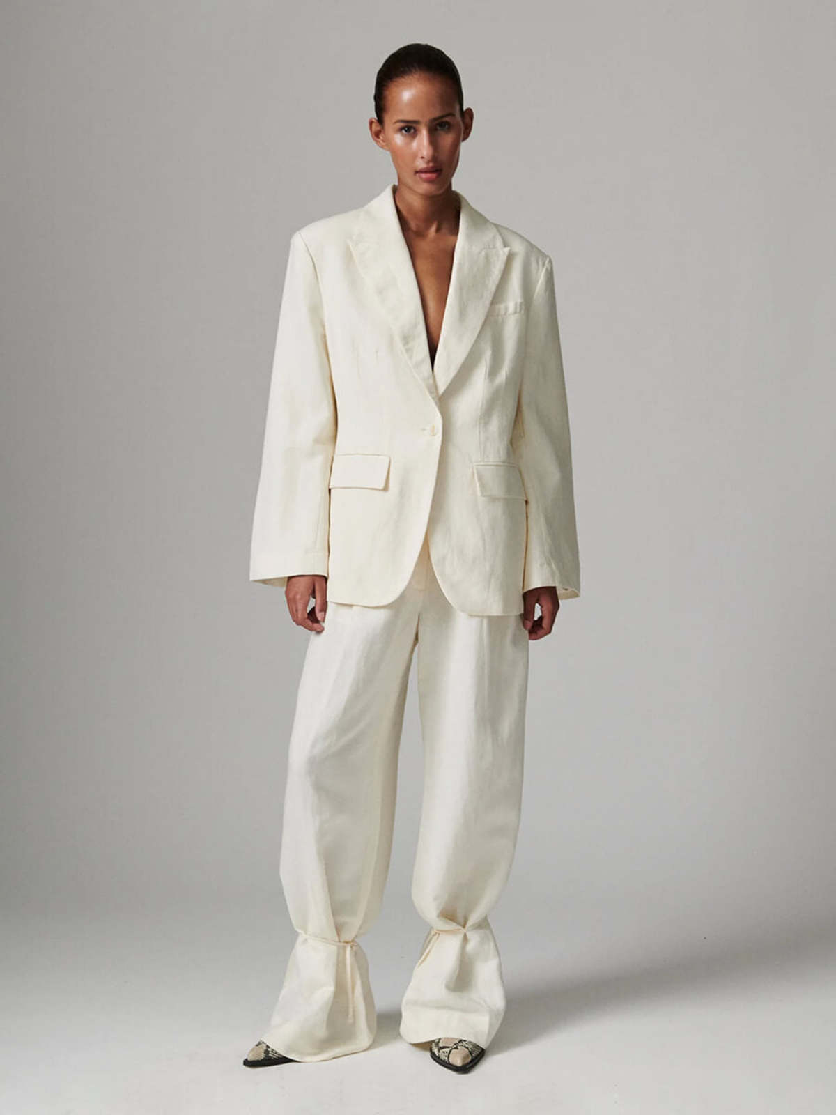 Day Birger et Mikkelsen Fiona Linen Blazer - Image 4 of 7