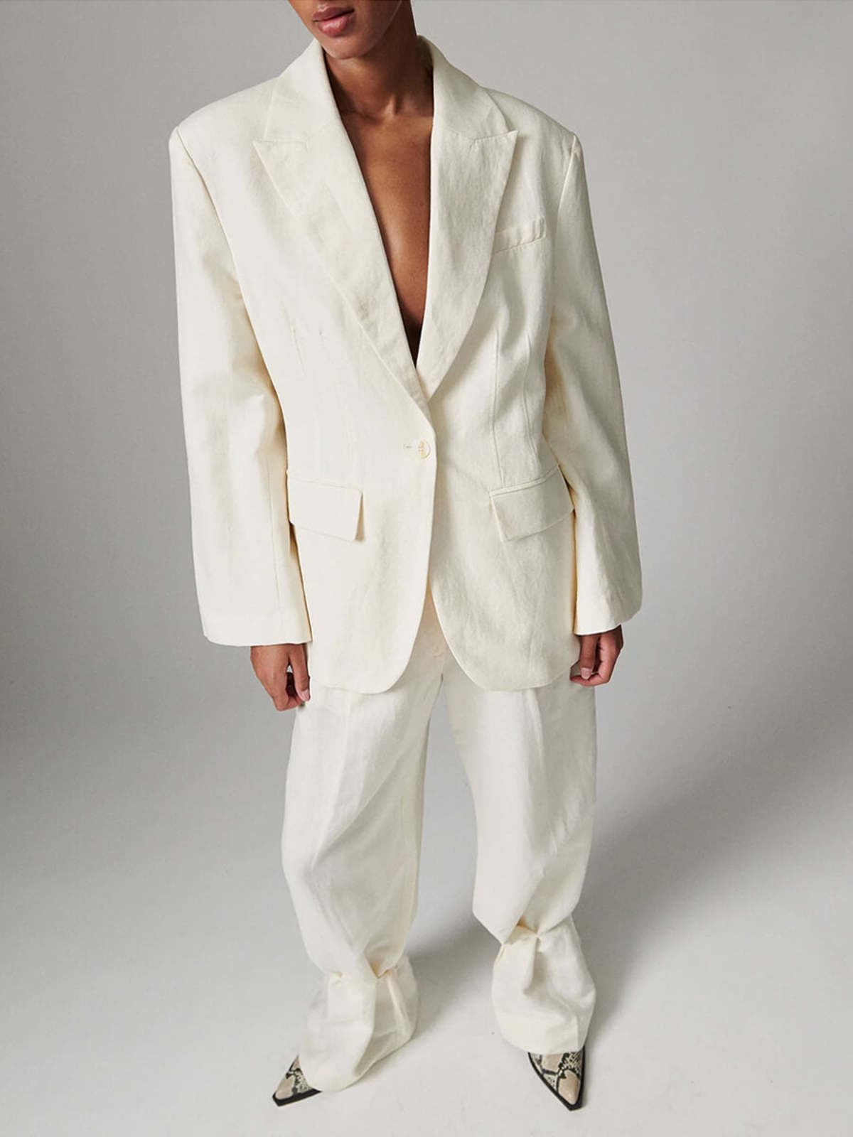 Day Birger et Mikkelsen Fiona Linen Blazer - Image 6 of 7