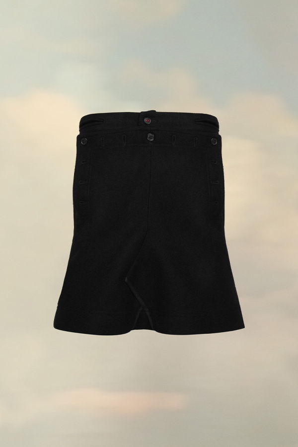 Maison Margiela Black Wool Bodice - Black