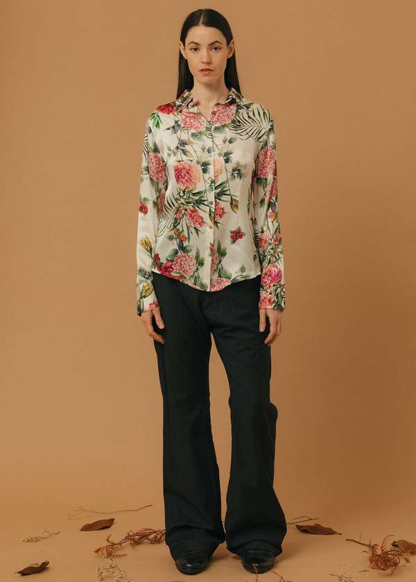Geoffrey B. Small Classic Fitted Shirt - H.W. Floral Print