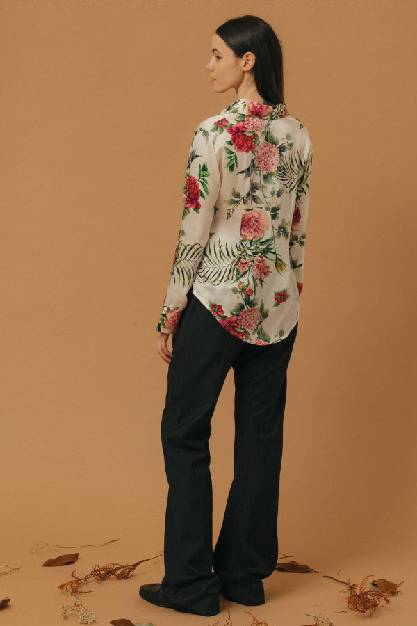 Geoffrey B. Small Classic Fitted Shirt - H.W. Floral Print