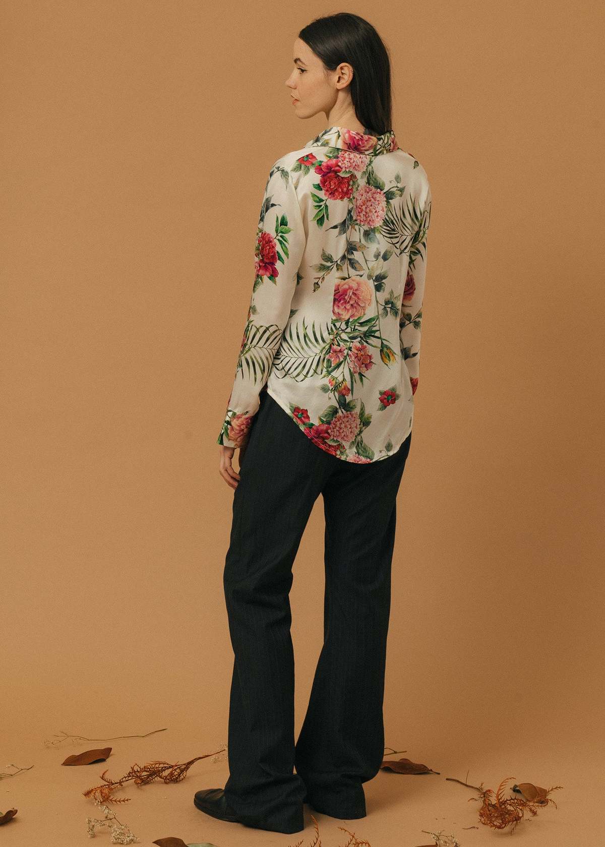 Geoffrey B. Small Classic Fitted Shirt - H.W. Floral Print - Image 2 of 2
