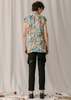 Geoffrey B. Small Darted Capsleeve Shirt - h.w. floral print - Thumbnail 2