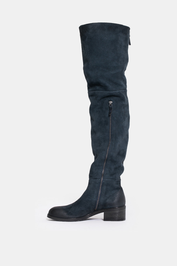 Marsèll Listo Stivale Alto Zip Boots - NAVY