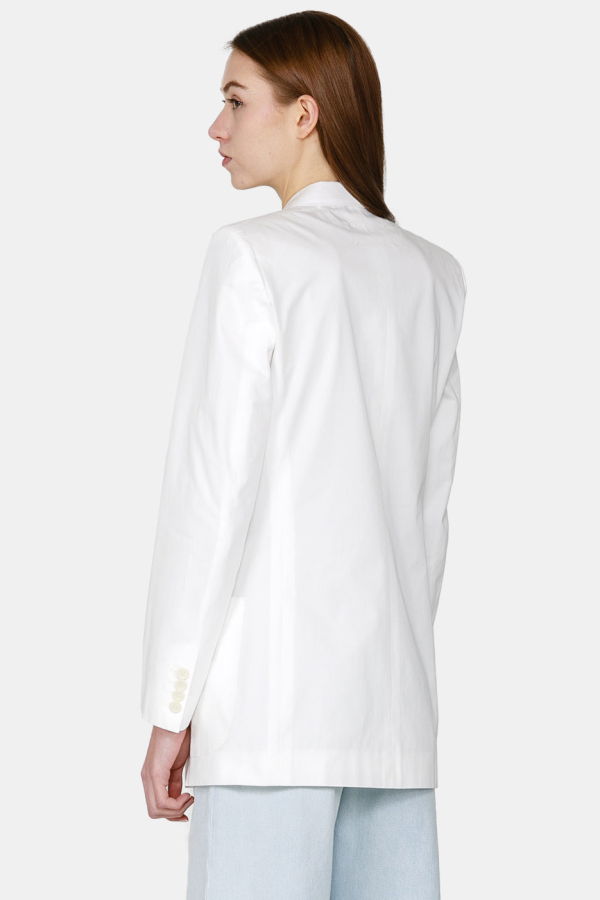 Maison Margiela Double-Breasted Blazer - Off White