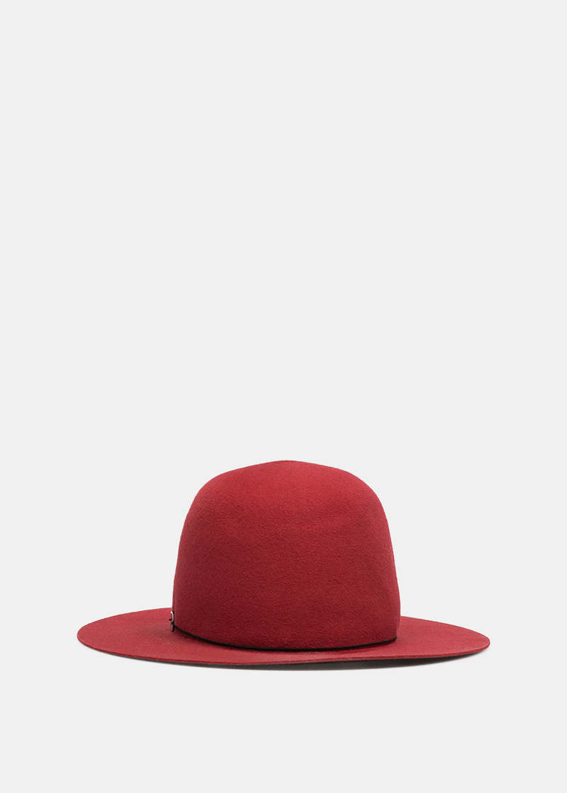 Fil Hats Courchevel Hare Felt Hat - Raspberry