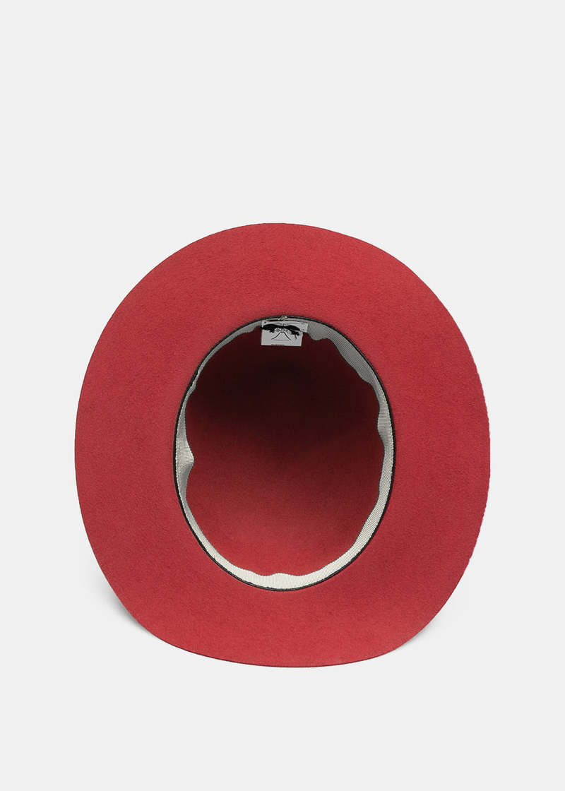 Fil Hats Courchevel Hare Felt Hat - Raspberry