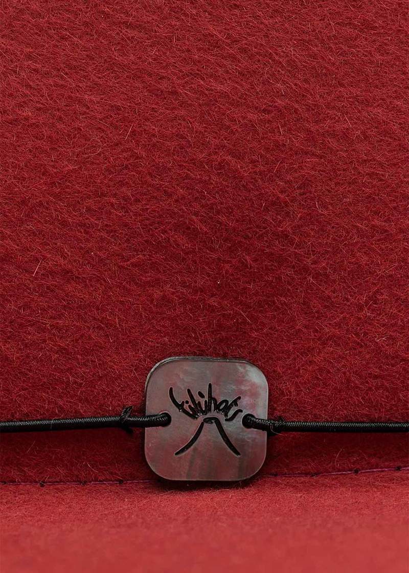 Fil Hats Courchevel Hare Felt Hat - Raspberry