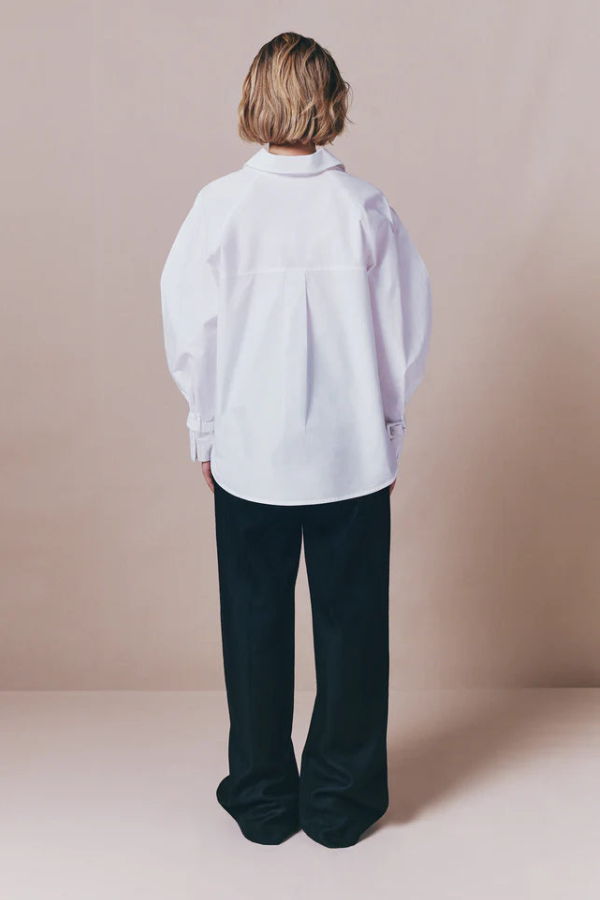 Destree Laura Poplin Shirt - White
