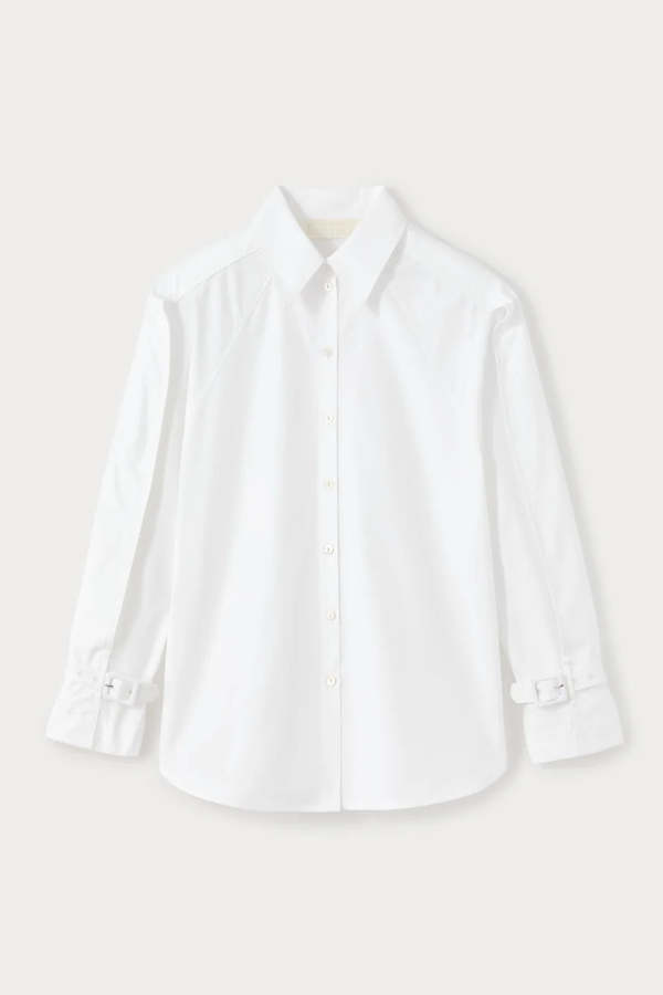 Destree Laura Poplin Shirt - White