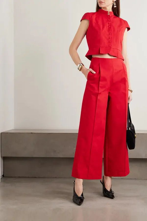 Destree Martha Linear Pant - Red