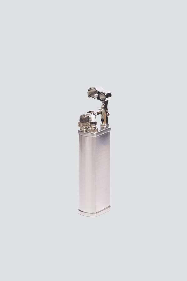 Tsubota Pearl Bolbo Petrol Lighter - Silver