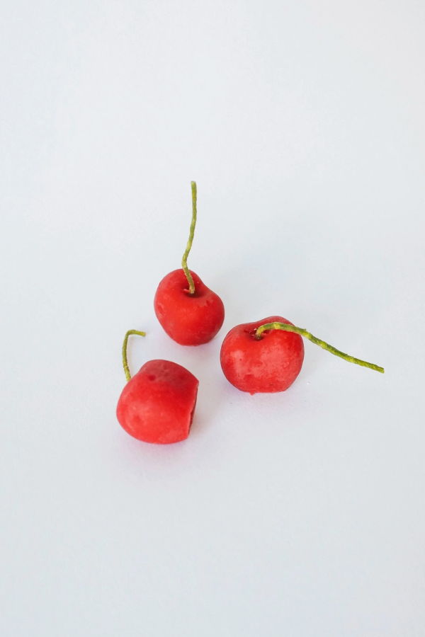 HAPPY ORGANICS Cherry Beeswax Birthday Candles