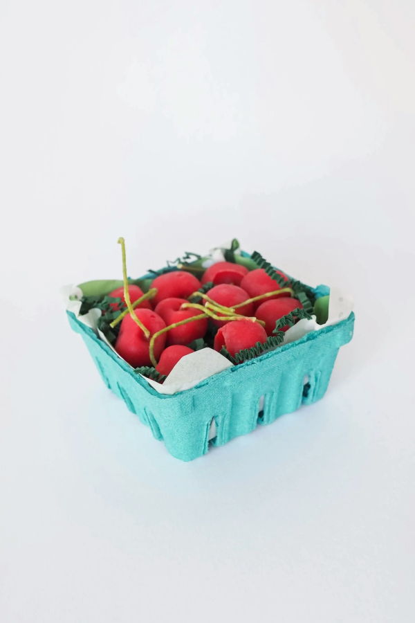 HAPPY ORGANICS Cherry Beeswax Birthday Candles