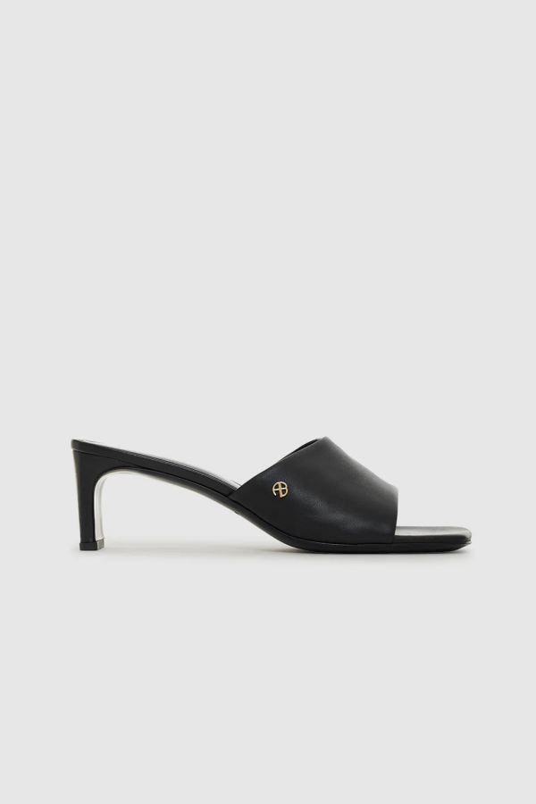Anine Bing Jayden Mule Sandals - Black