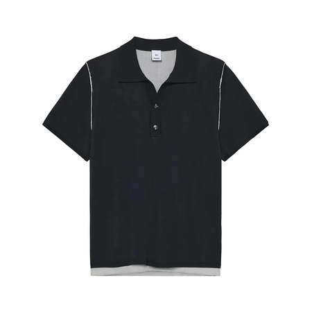 PEARLY GATES Navy Cotton Kanoko Polo Shirt - Navy | Garmentory