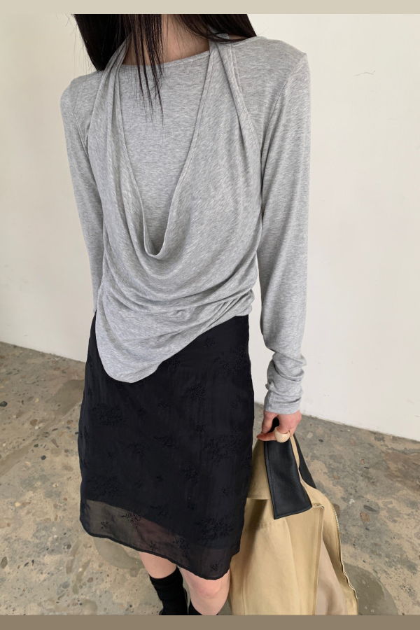 The NKC Store Nelli Top - Grey