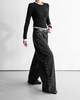 The NKC Store Selene Studded Pants - Black Denim - Thumbnail 2