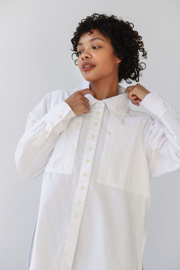 Noble Collared Shirt - Bone