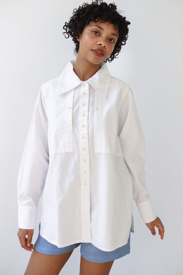 Noble Collared Shirt - Bone