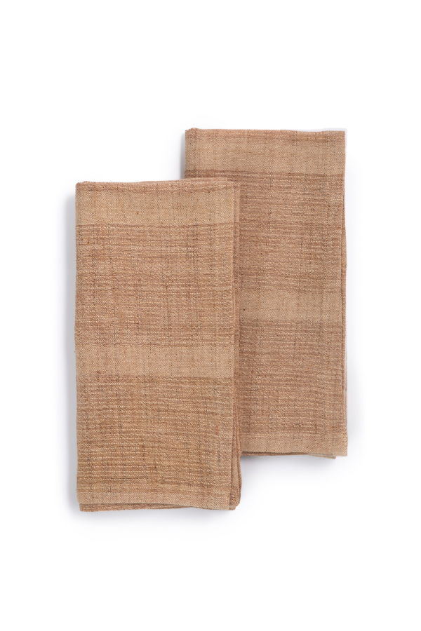 Sustainable Threads VILLA Table Runner and Placemat Set of Four