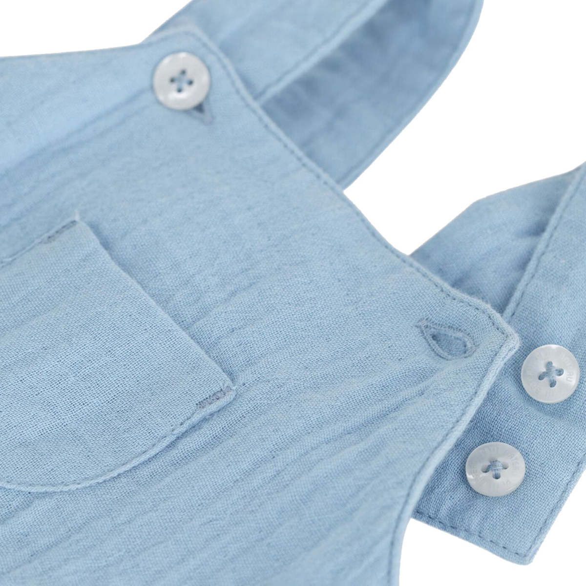 KIDS Petit Bateau Baby Overalls - Blue - Image 3 of 3