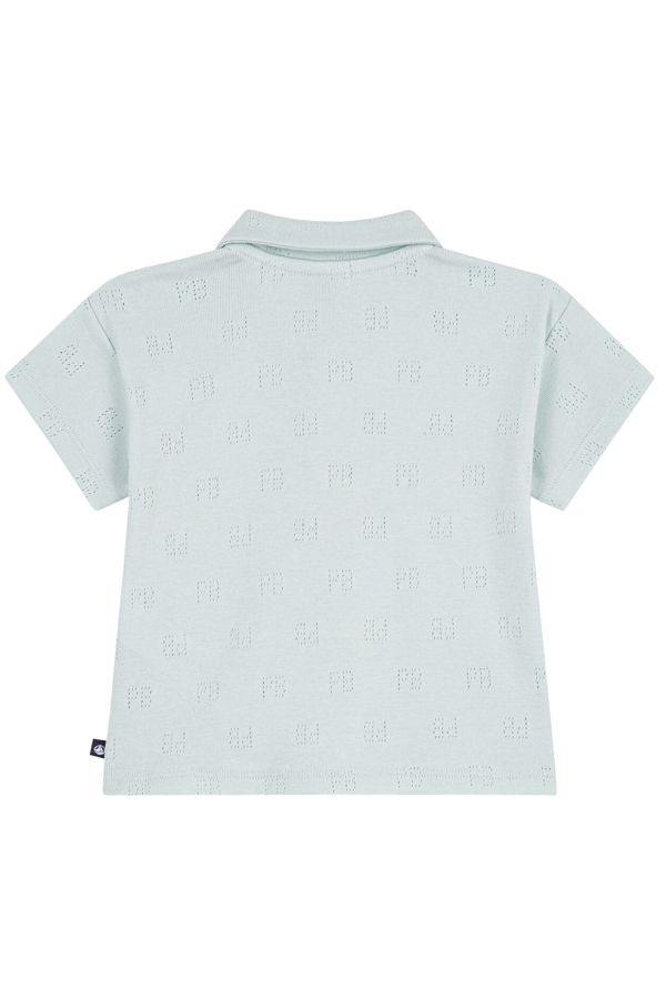 KIDS Petit Bateau Baby Polo T-shirt - Blue