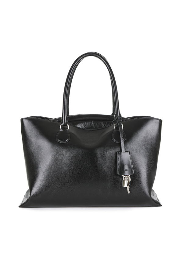 OSOI Shell Brot Large Handbag - Black