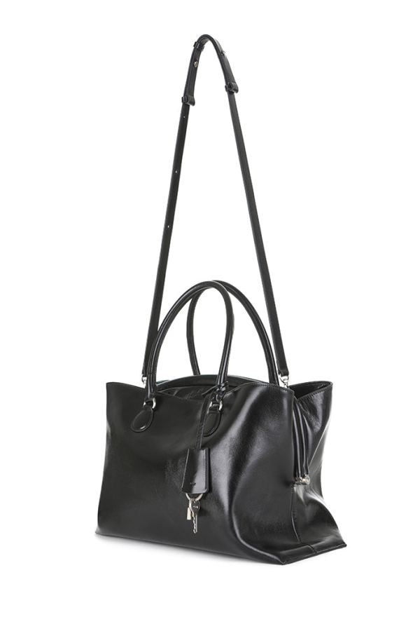 OSOI Shell Brot Large Handbag - Black