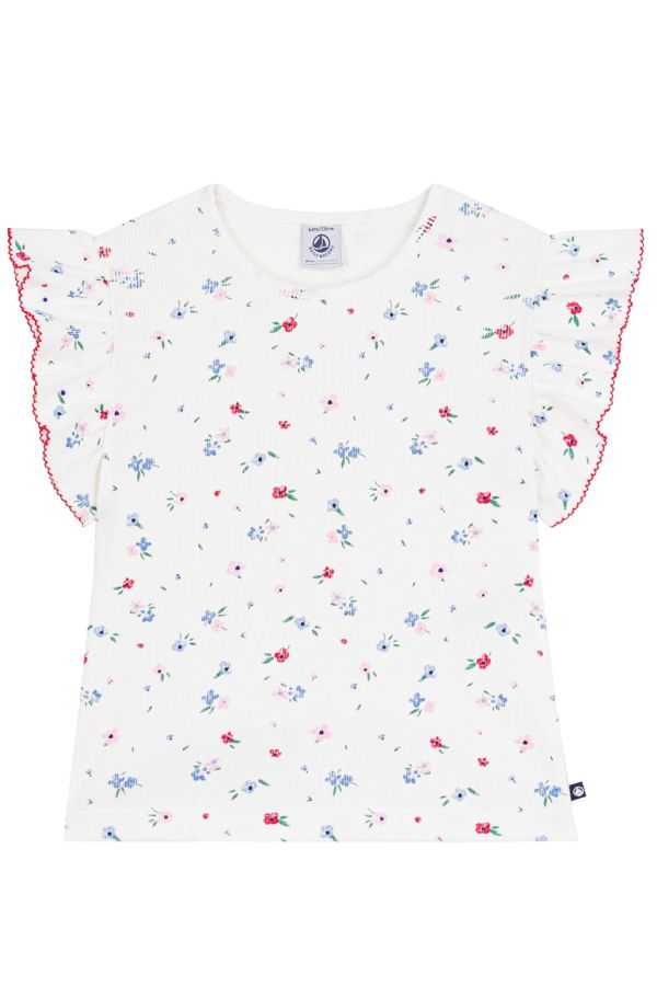 KIDS Petit Bateau T-Shirt Tee - White
