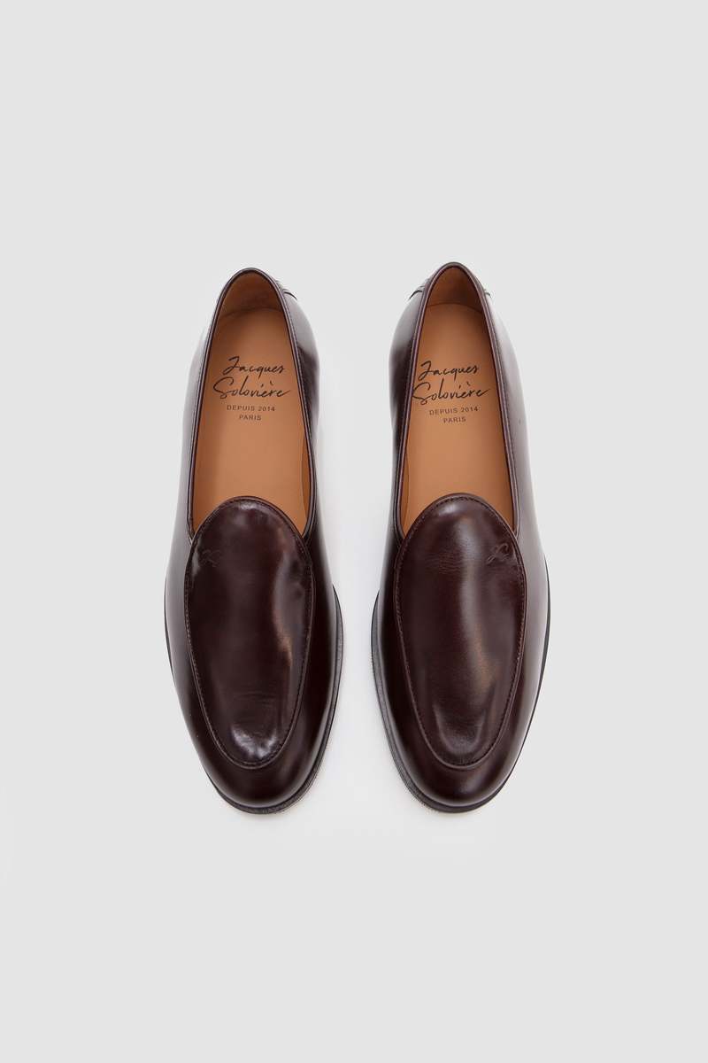 Jacques Solovire Paris Jacques Brown Loafers