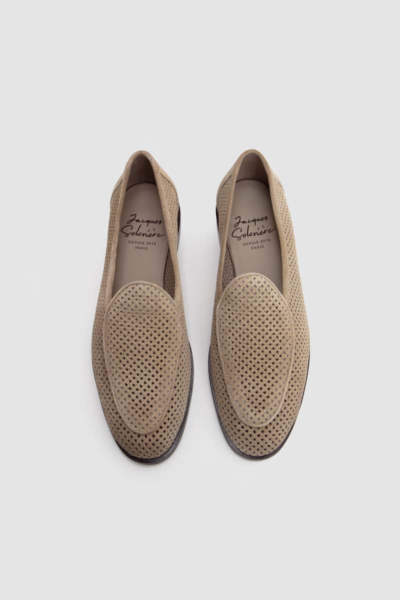Jacques Solovire Paris Jacques New Suede Loafers