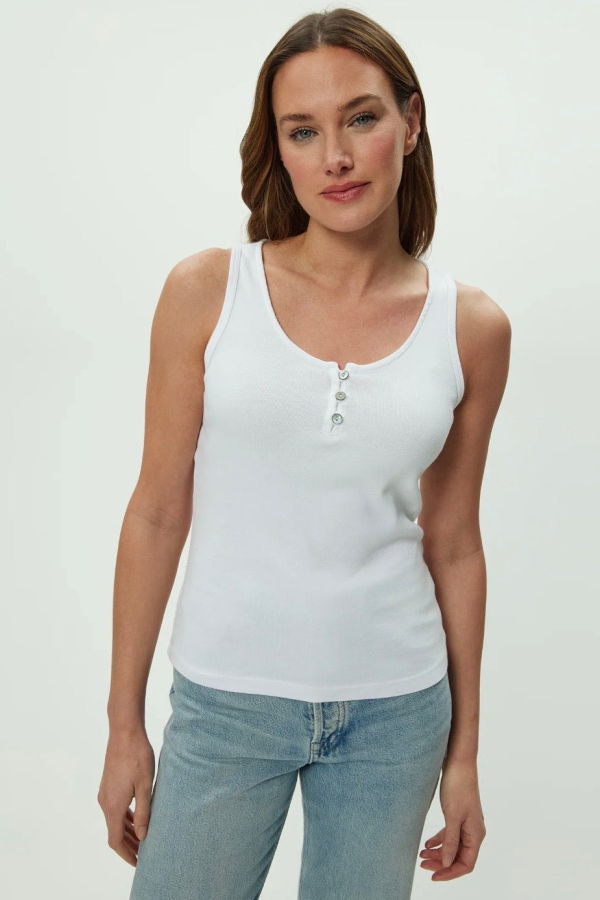 Michael Stars Brandy Henley Tank