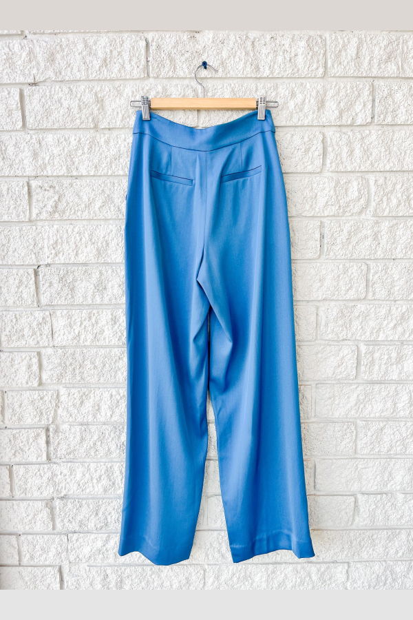 Jonathan Simkhai Kyra Wide Leg Pant - Washed Indigo