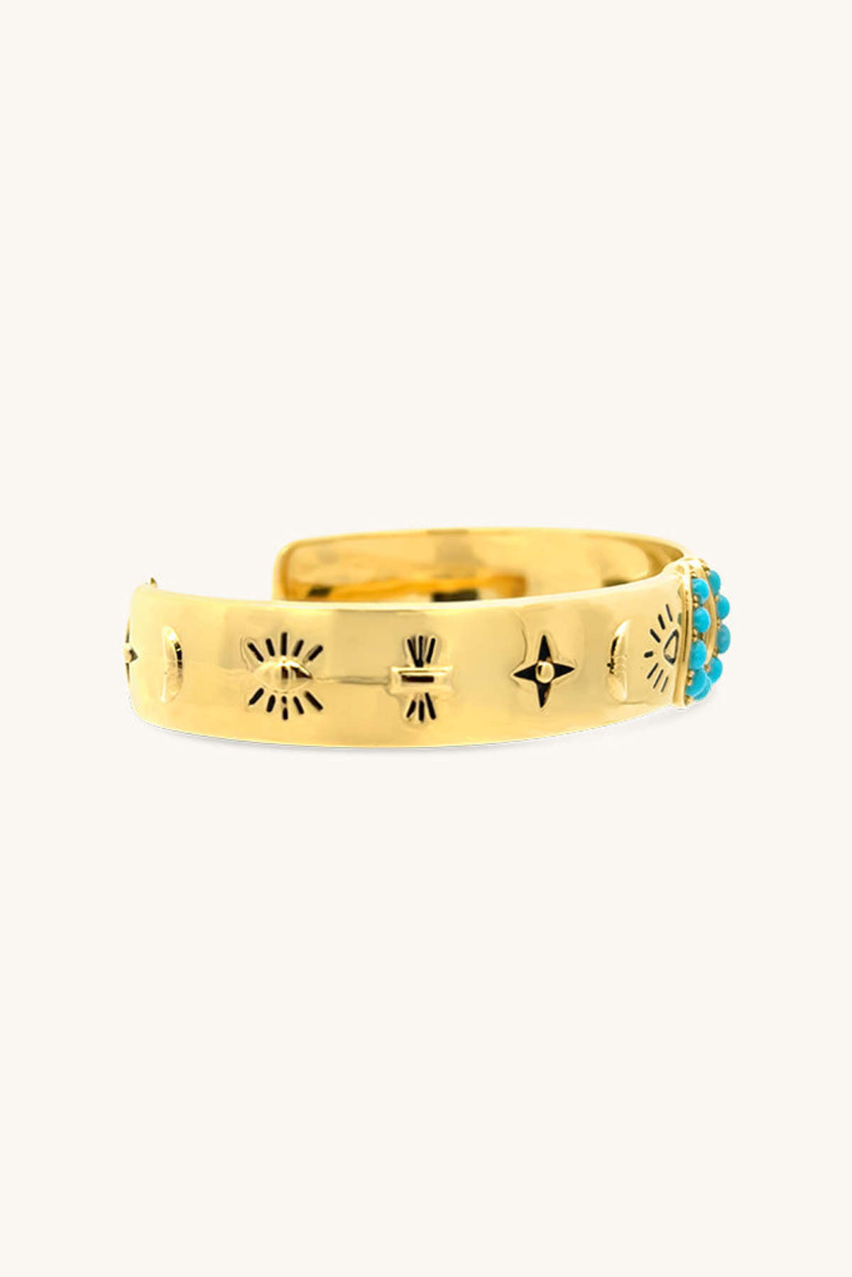 Sierra Winter Jewelry Lucky Stars Cuff Bracelet - Image 5 of 6