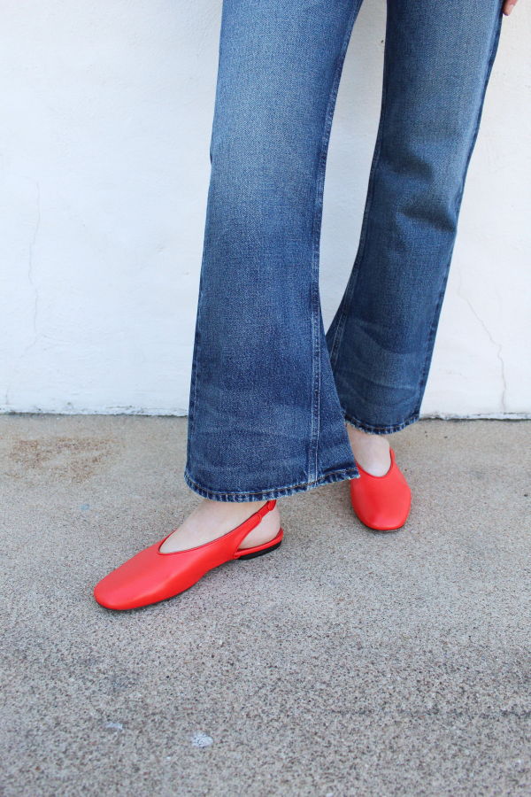 soeur Emmett Flat Flats - Rouge