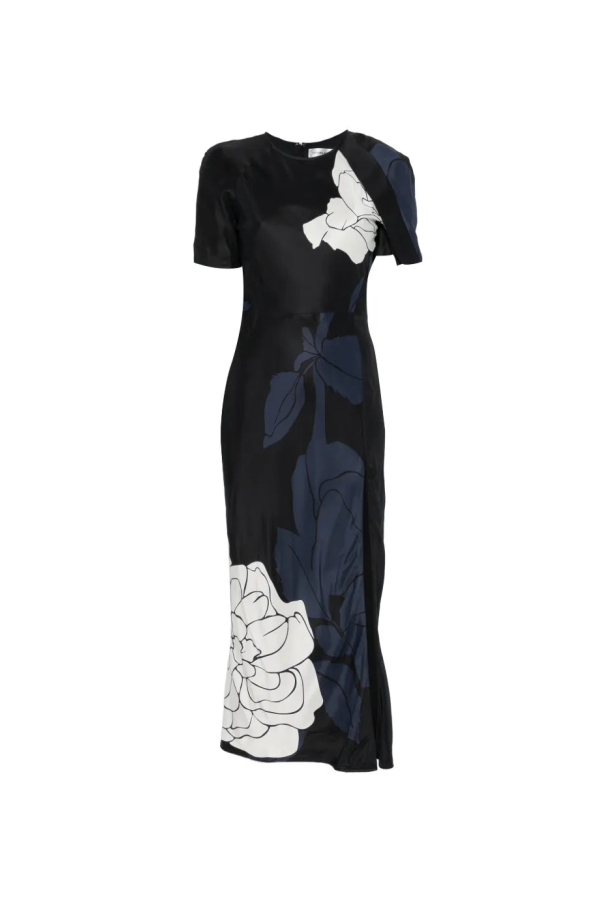 Victoria Beckham Split Hem Midi Dress