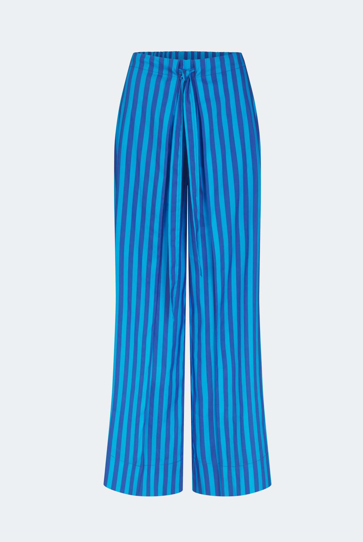 Simon Miller Lima Poplin Pants - Tonal Blue Stripe - Image 3 of 6