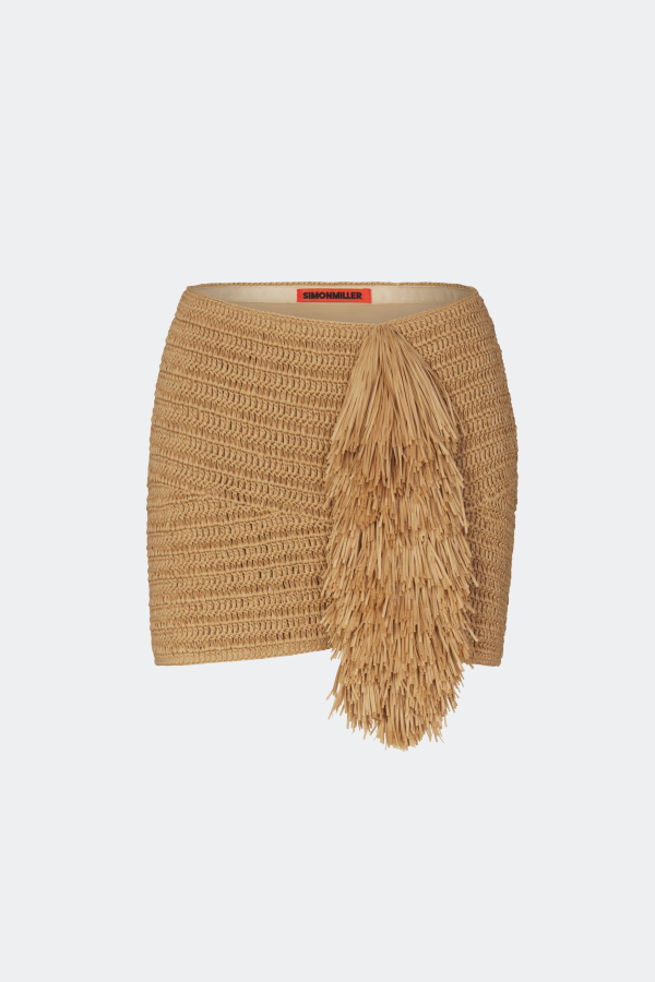 Simon Miller Pom Pom Mini Skirt - Natural