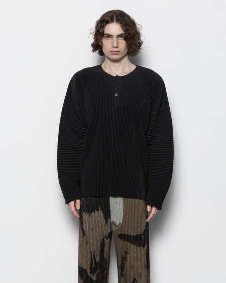 HOMME PLISSE ISSEY MIYAKE Tight Twist Cotton Knit Top | Garmentory