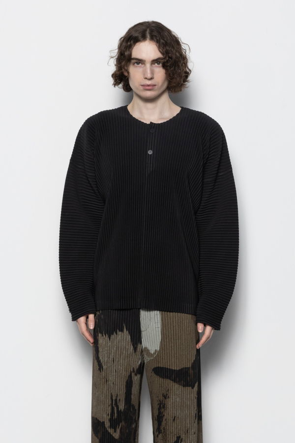 HOMME PLISSE ISSEY MIYAKE MC February Longsleeve Tee - Black