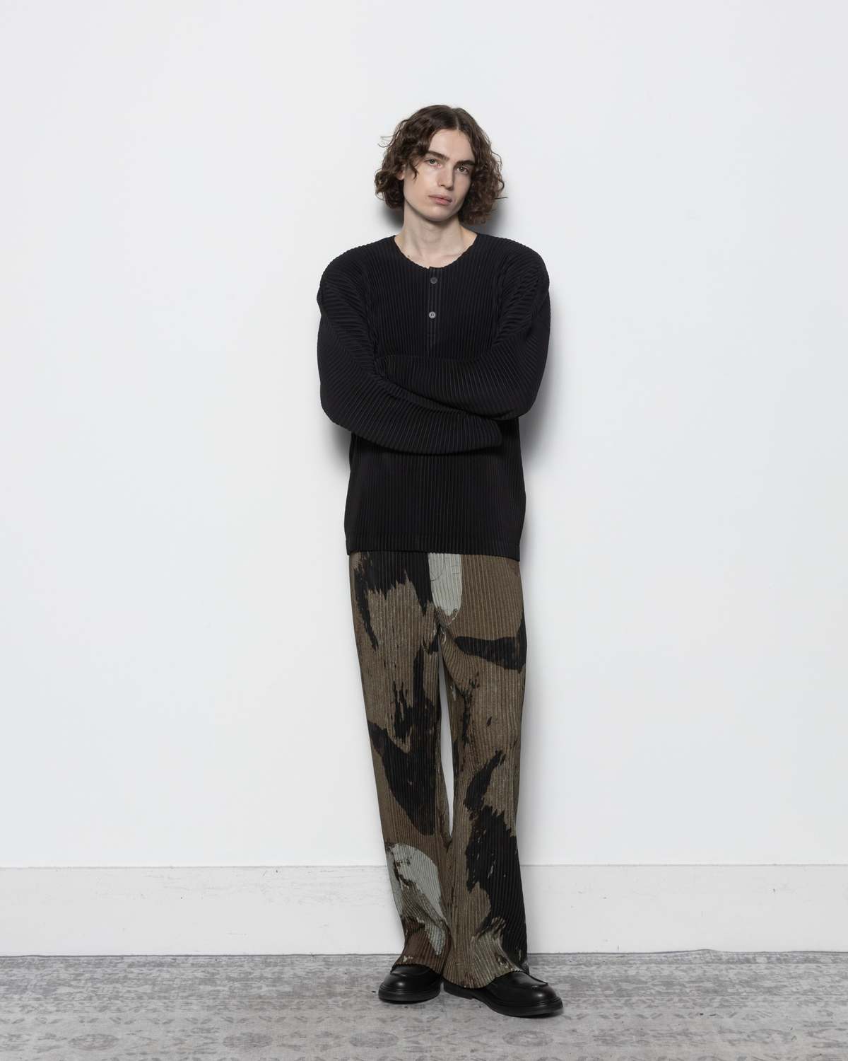HOMME PLISSE ISSEY MIYAKE Painted Stone Pants - Image 4 of 5